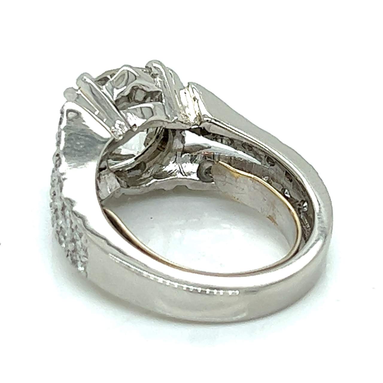 Platinum 4.90 Ct. GIA Certified Diamond Ring