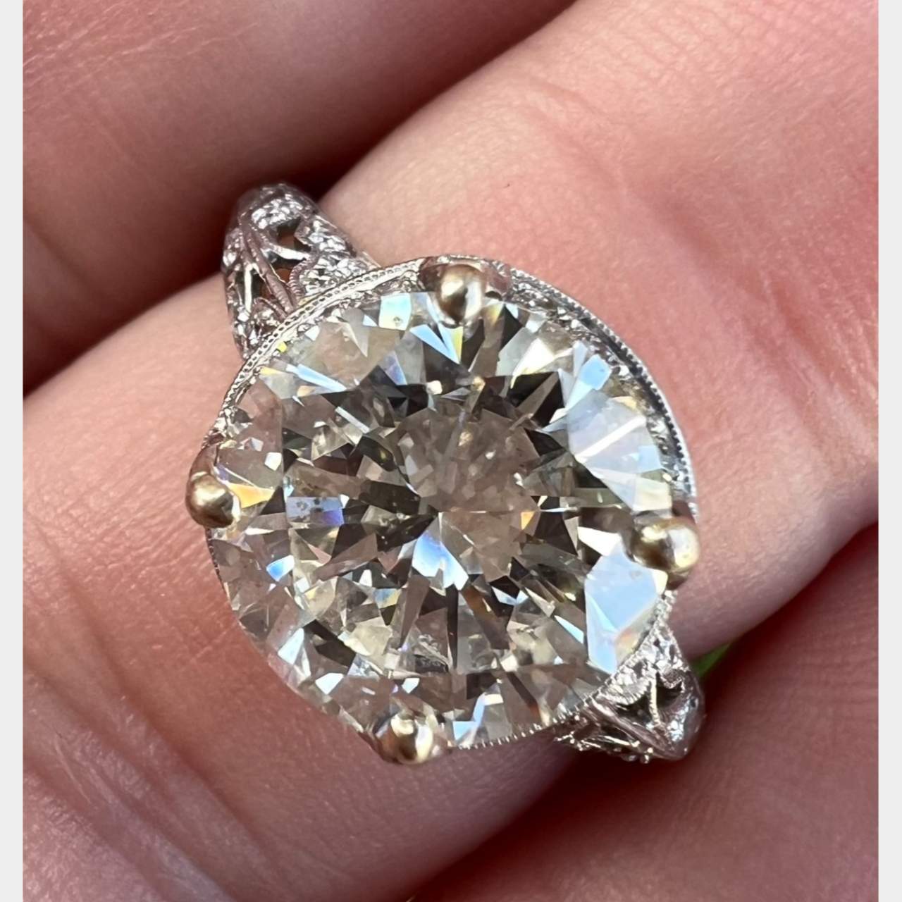 3.01 Ct GIA Certified Diamond Engagement Ring