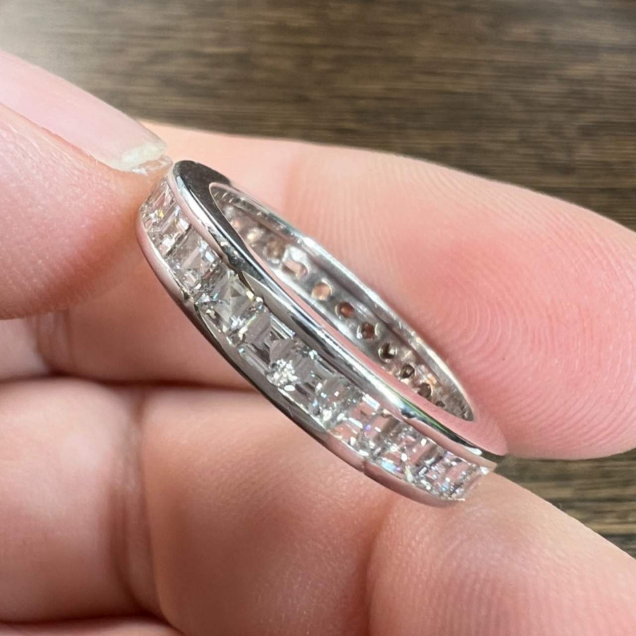 14K White Gold 3.00 Ct. Diamond Eternity Ring