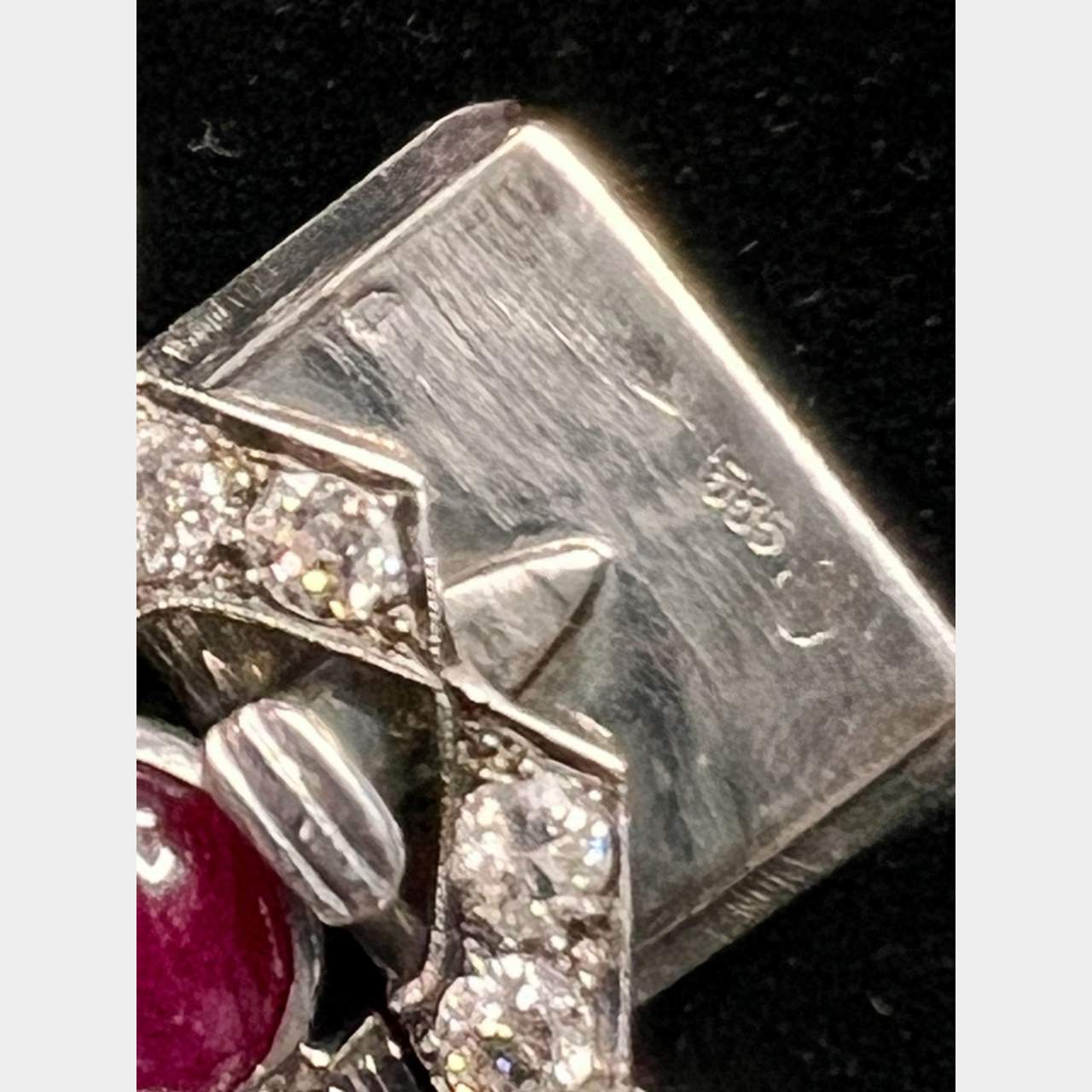 Art Deco Ruby & Diamond Bracelet
