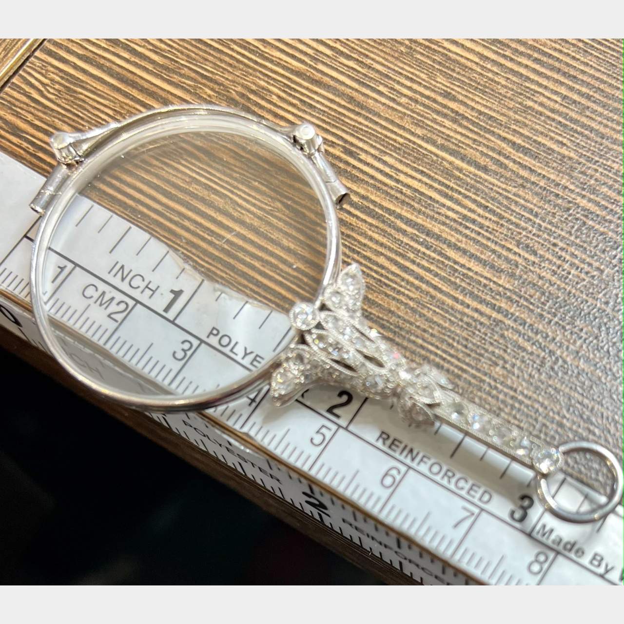 Art Deco Platinum Diamond Lorgnette