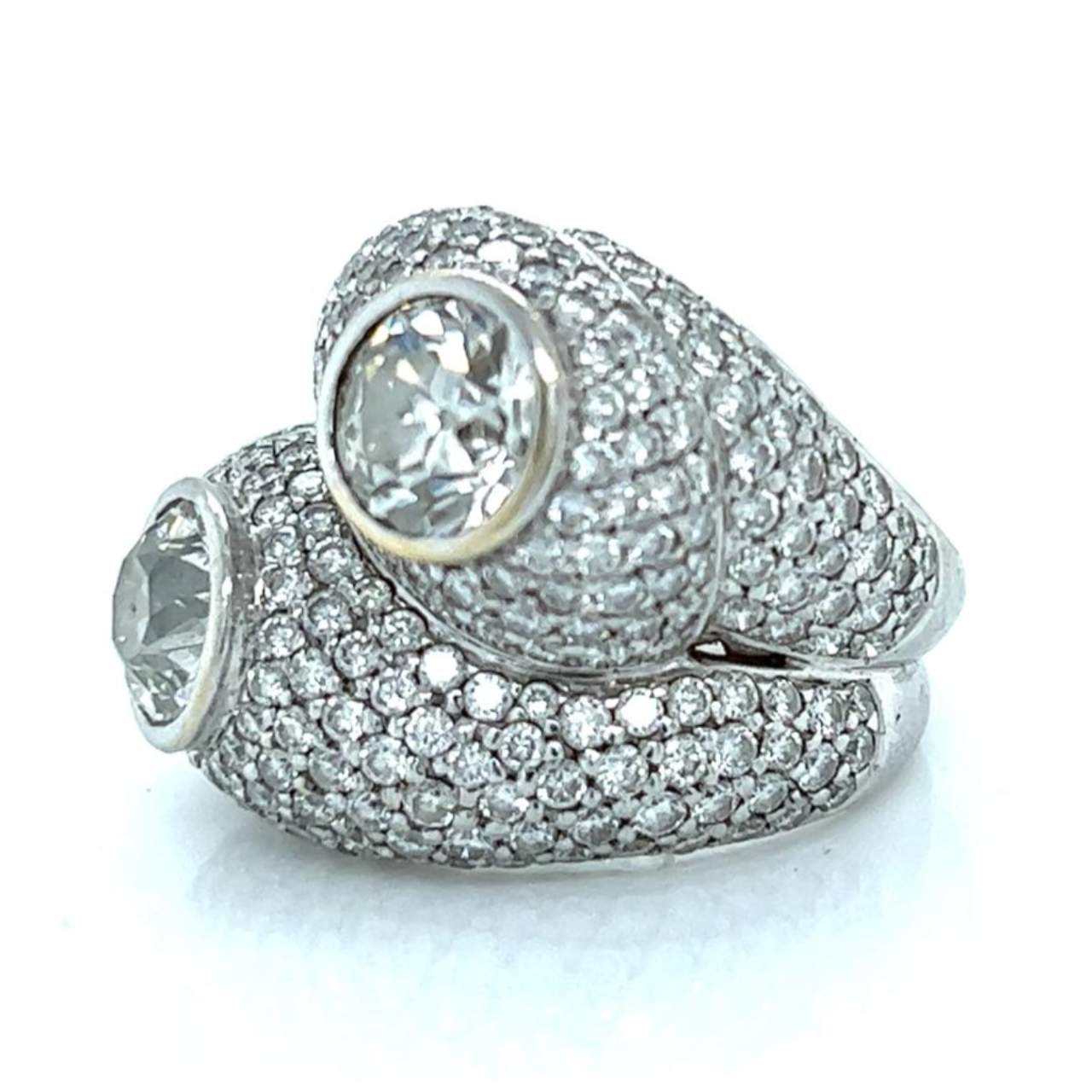 Sabbadini 18K White Gold Diamond Ring - Image 2