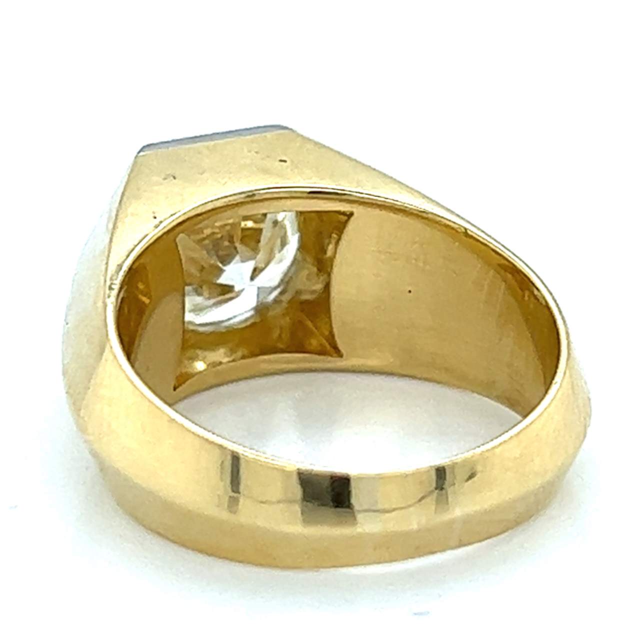 1960’s 18K Yellow Gold & Platinum 2.60 Ct. Diamond Ring