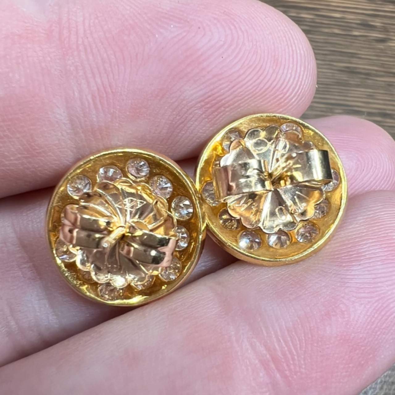 18K Yellow Gold 3.00 Ct. Diamond Earrings