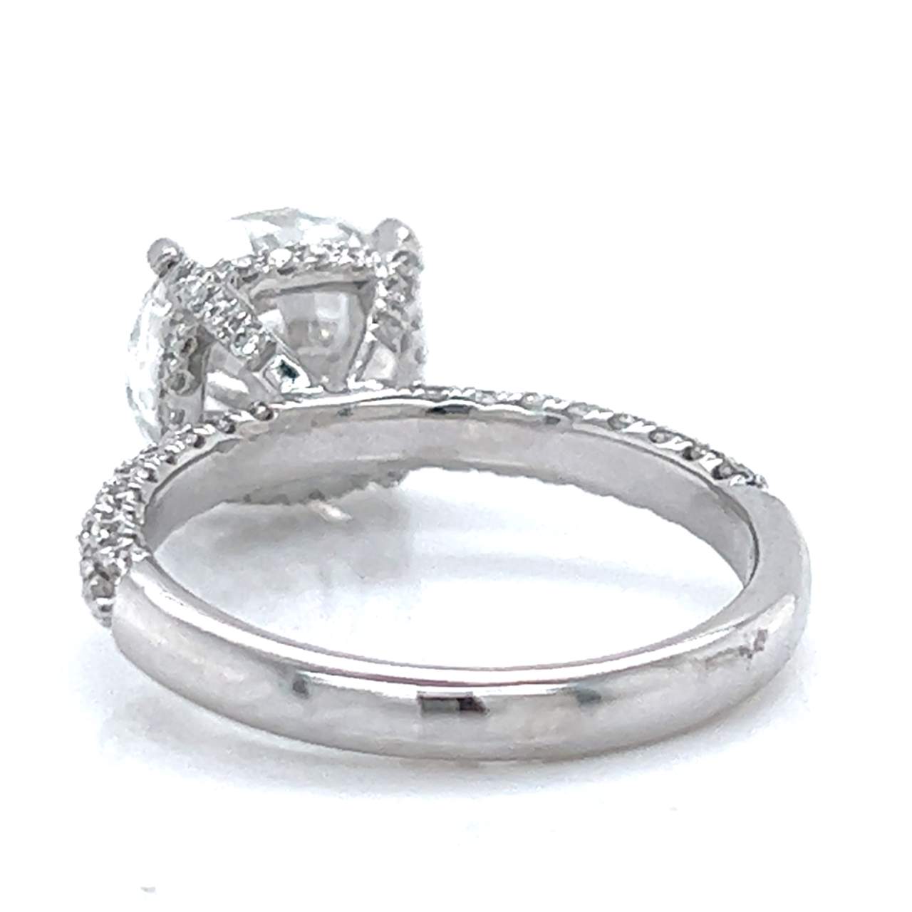 18K White Gold 3.02 Ct. GIA Certified Diamond Ring