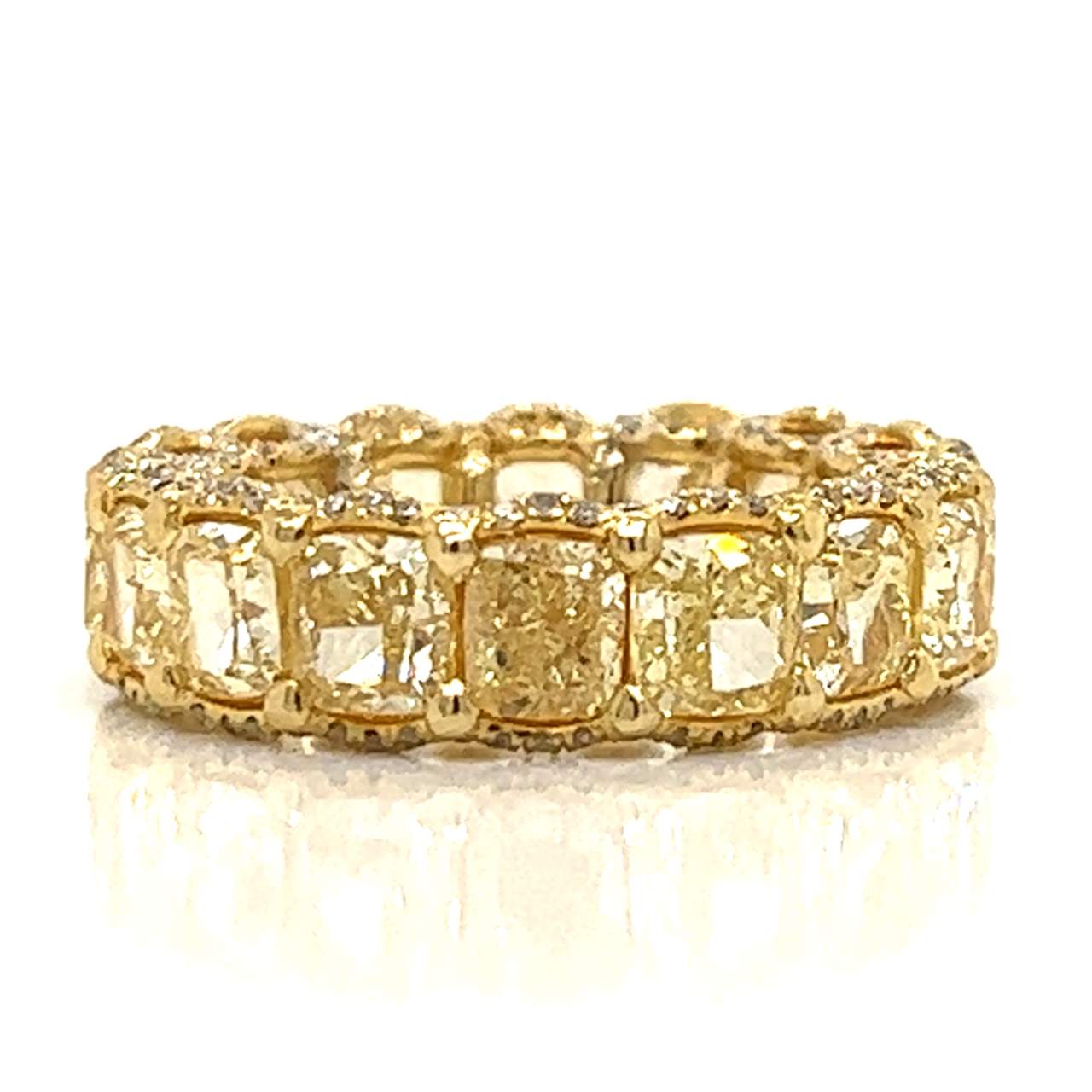 LUGANO 18K Yellow Gold Fancy Yellow Diamond Ring