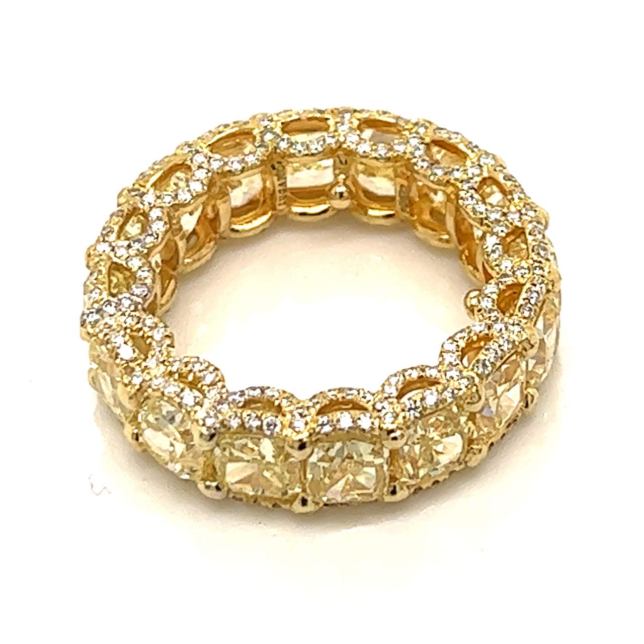 LUGANO 18K Yellow Gold Fancy Yellow Diamond Ring