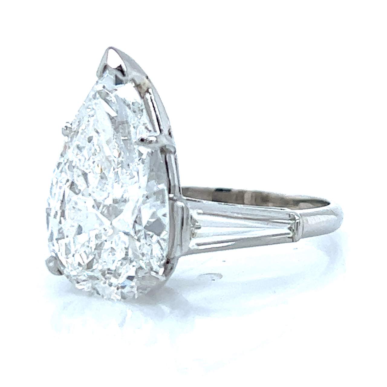 Platinum 8.85 Ct. Diamond Engagement Ring