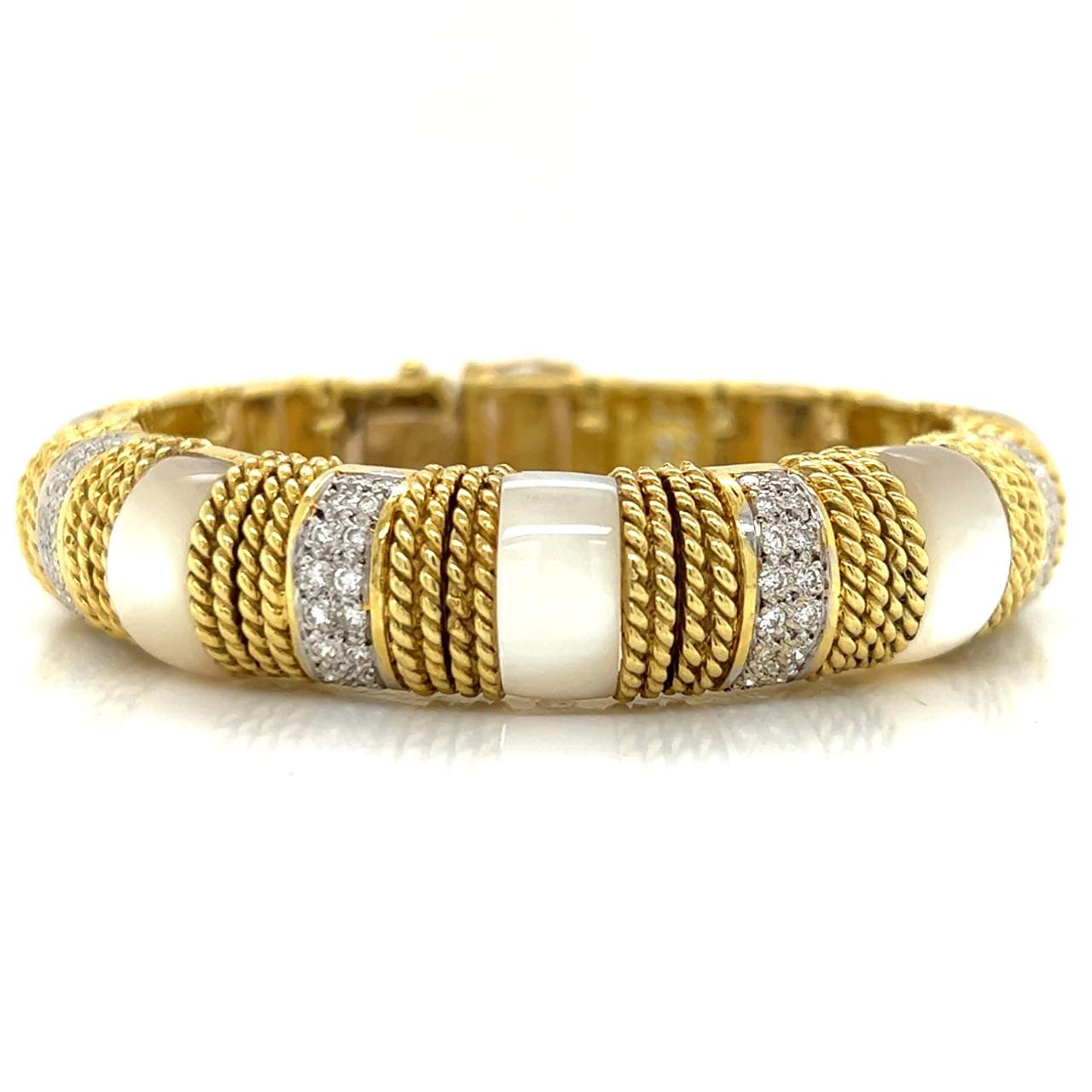 Cassis 18K Yellow Gold Diamond Bracelet