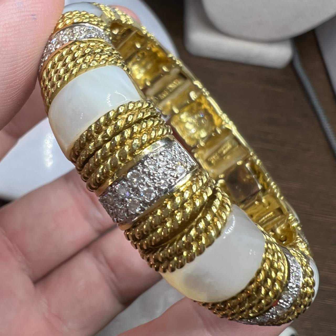 Cassis 18K Yellow Gold Diamond Bracelet