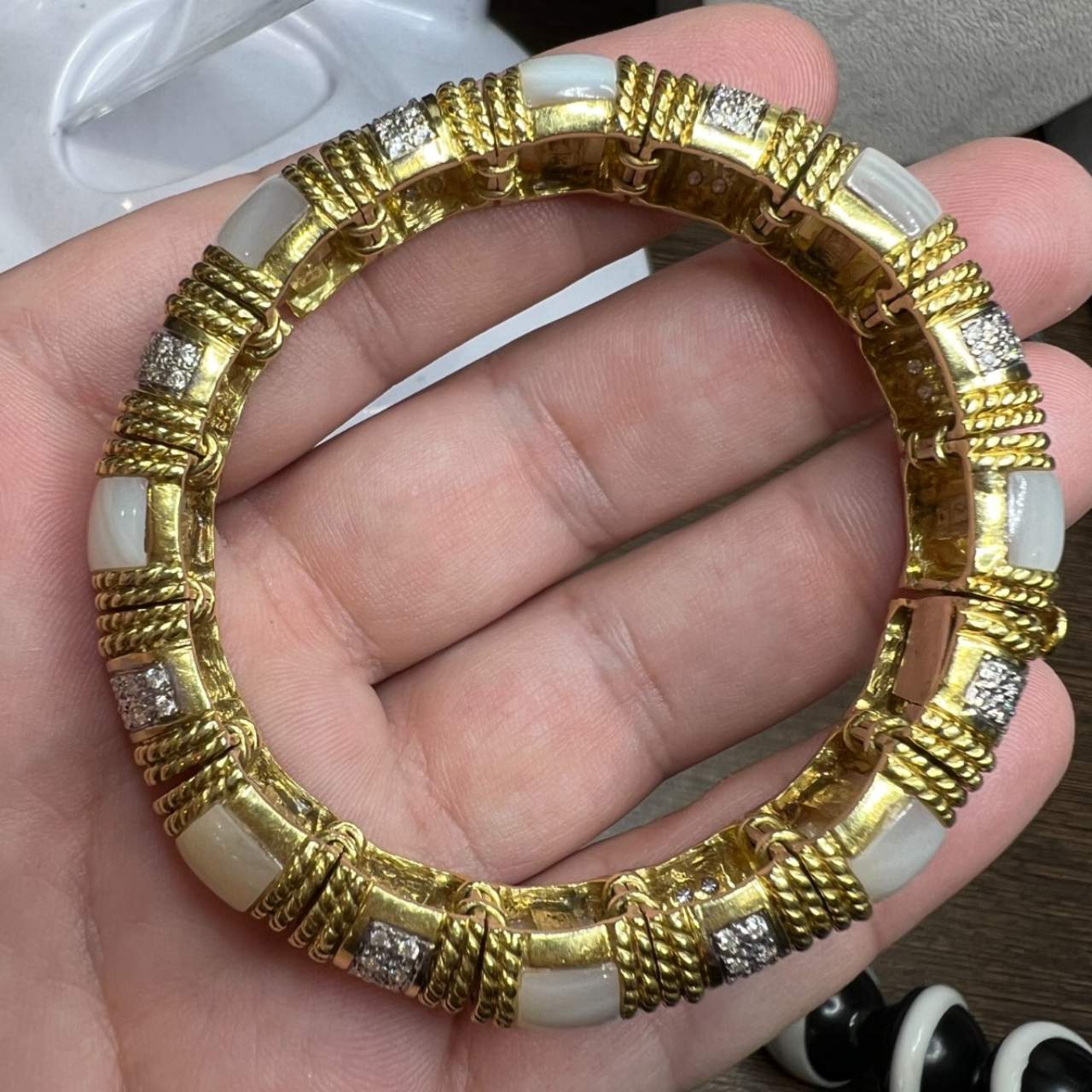 Cassis 18K Yellow Gold Diamond Bracelet
