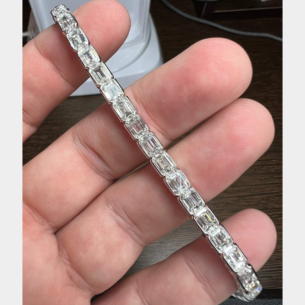 16.83 Ct Diamond Tennis Bracelet