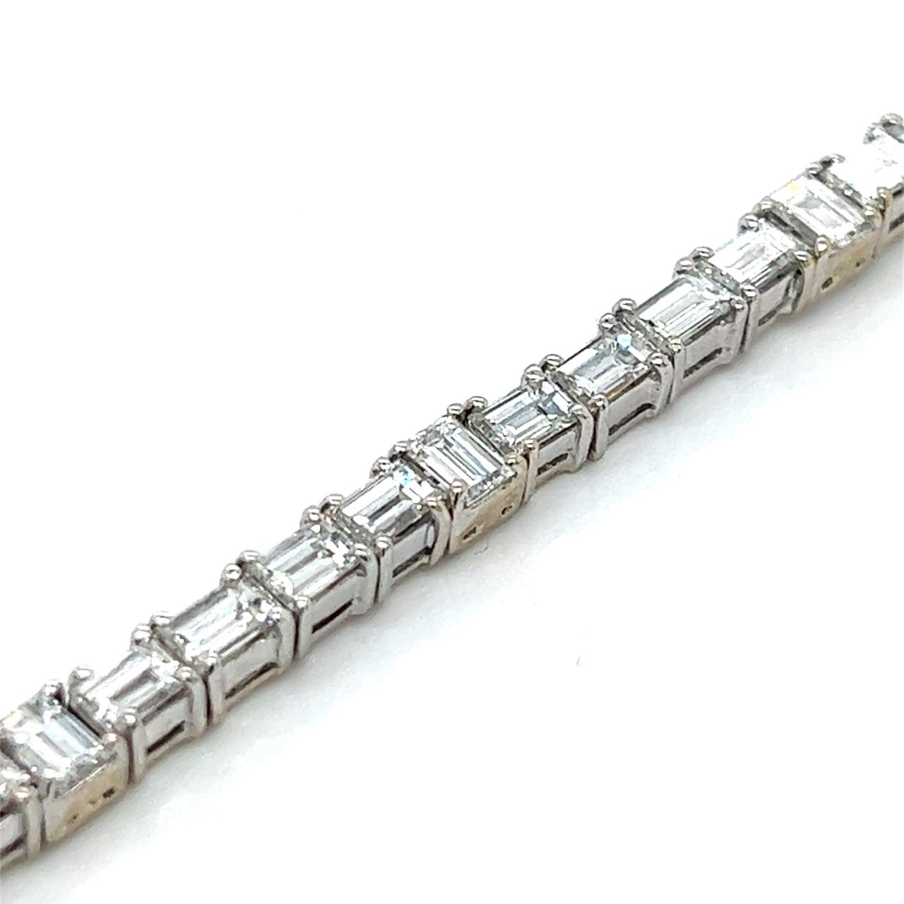 Platinum 12.00 Ct. Diamond Tennis Bracelet