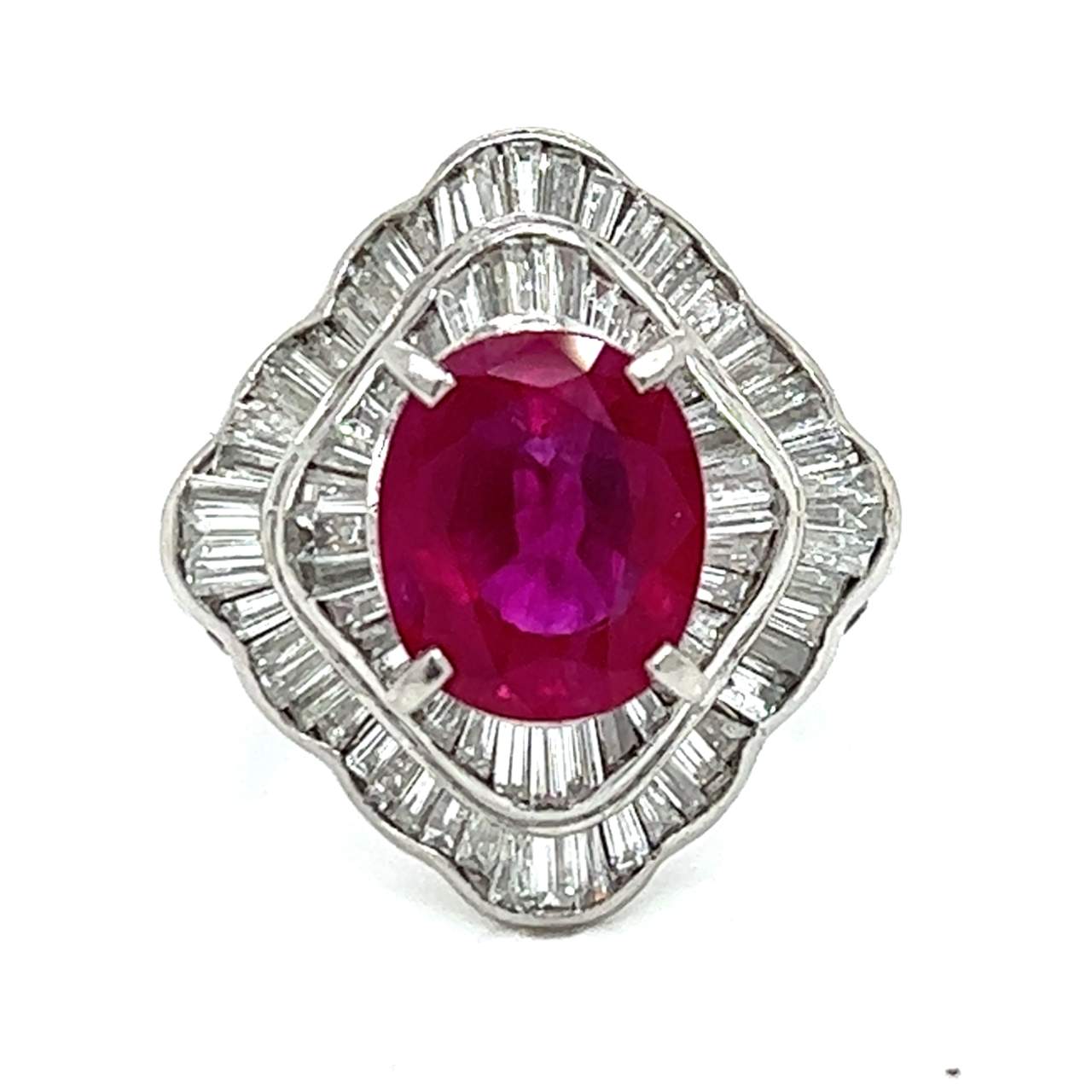 3.27 GIA Certified Burma Ruby Ring