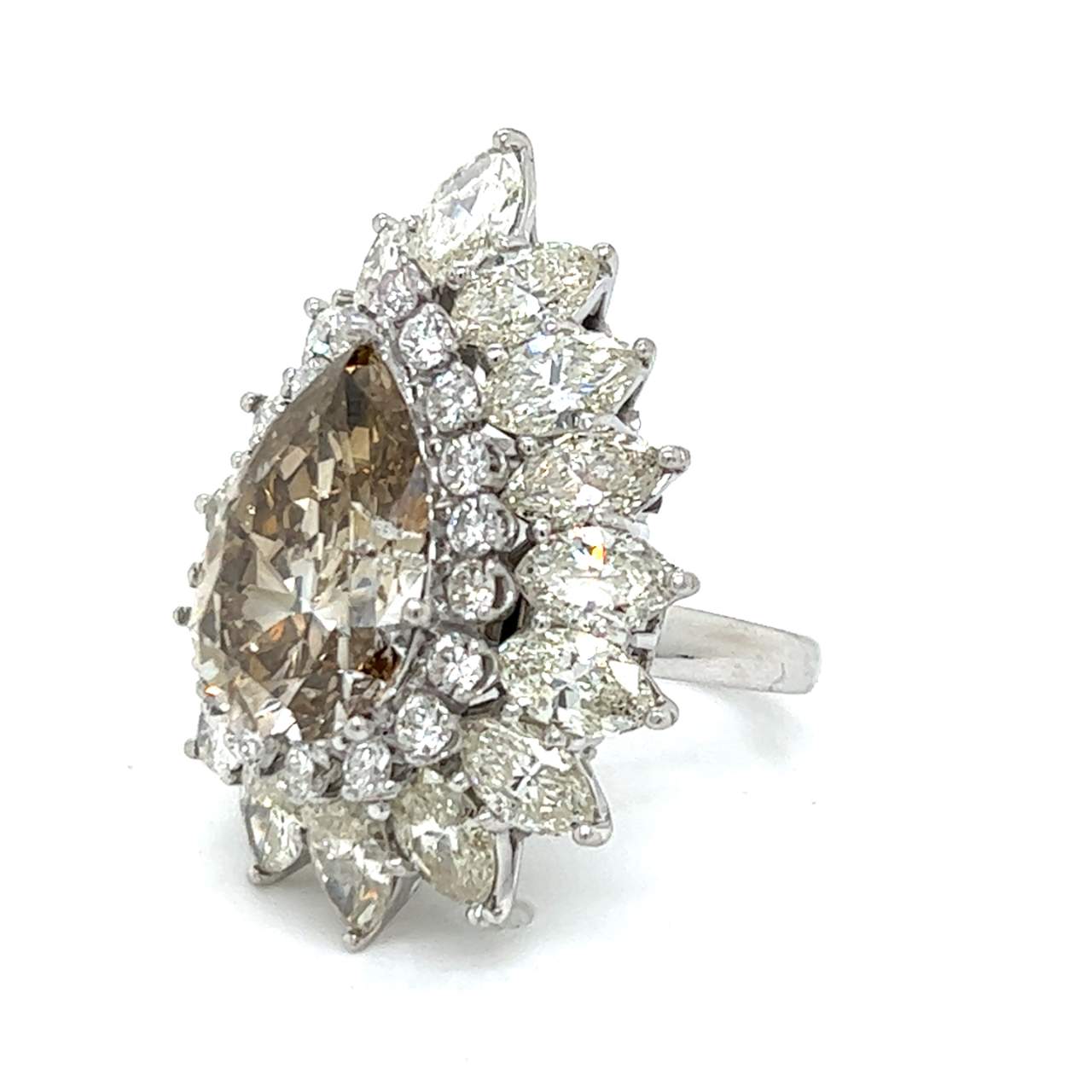Platinum GIA Certified 6.58 Ct. Diamond Ring