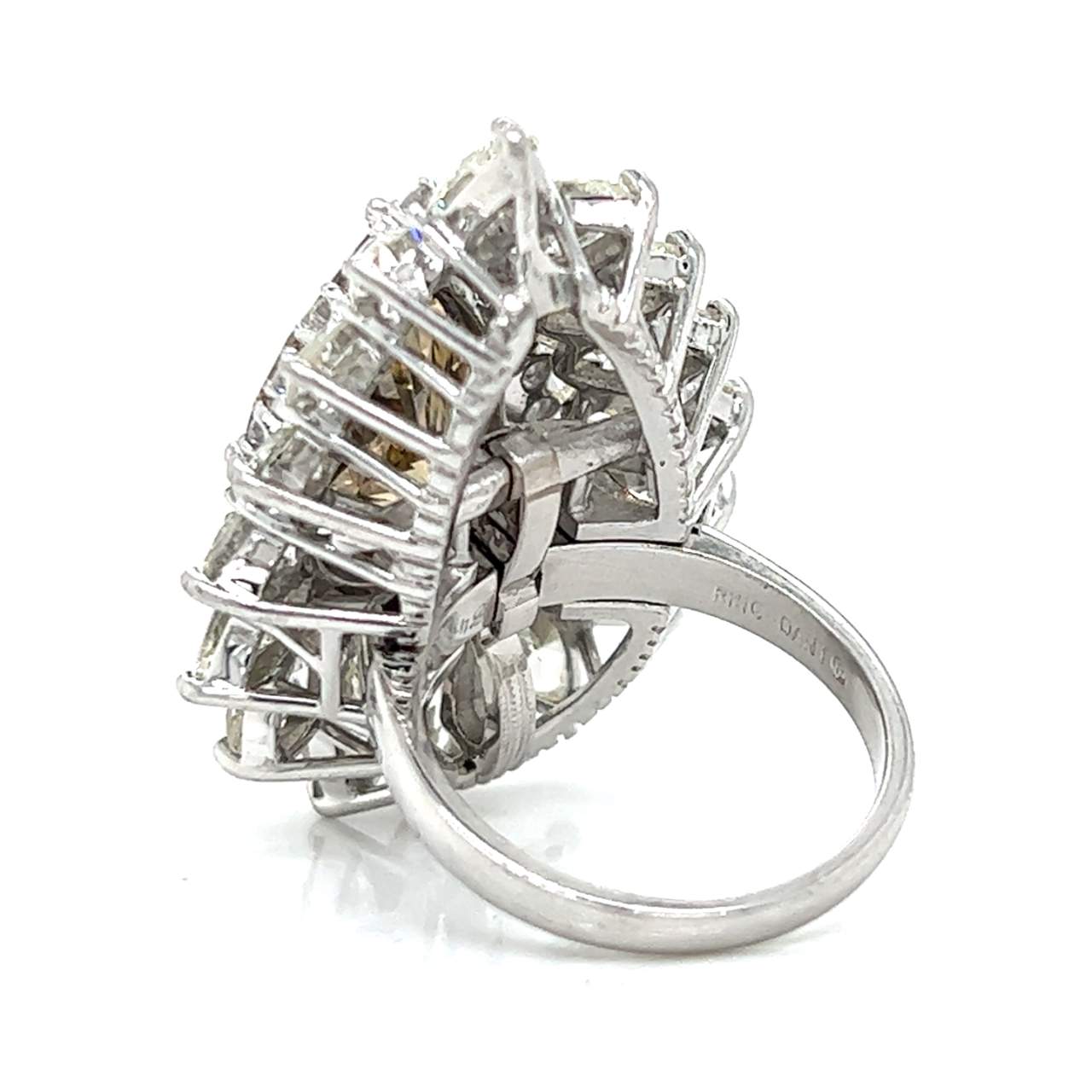 Platinum GIA Certified 6.58 Ct. Diamond Ring