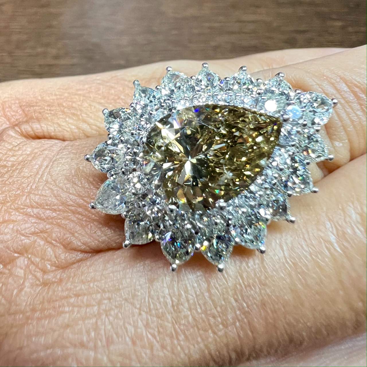 Platinum GIA Certified 6.58 Ct. Diamond Ring