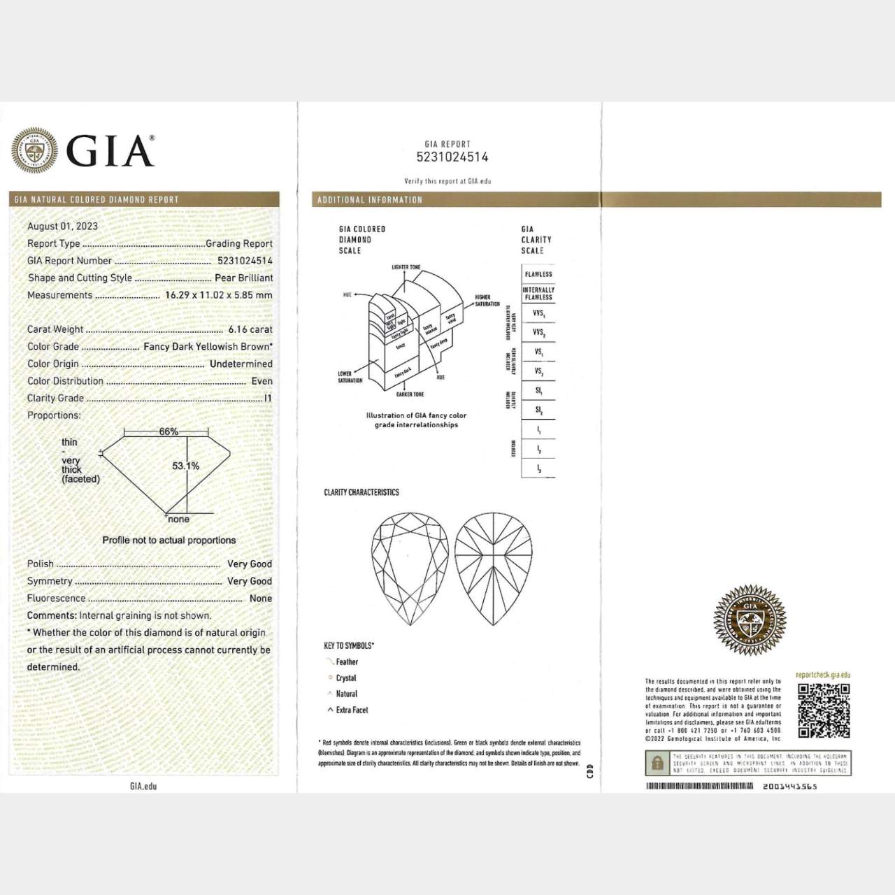 18K Yellow Gold GIA Certified 6.16 Ct. Diamond Ring - Image 6