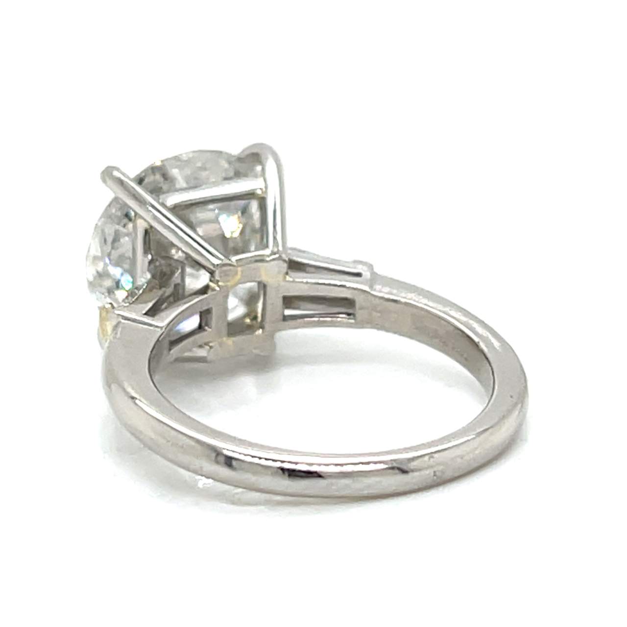 Platinum 6.02 Ct. EGL Certified Diamond Ring - Image 3