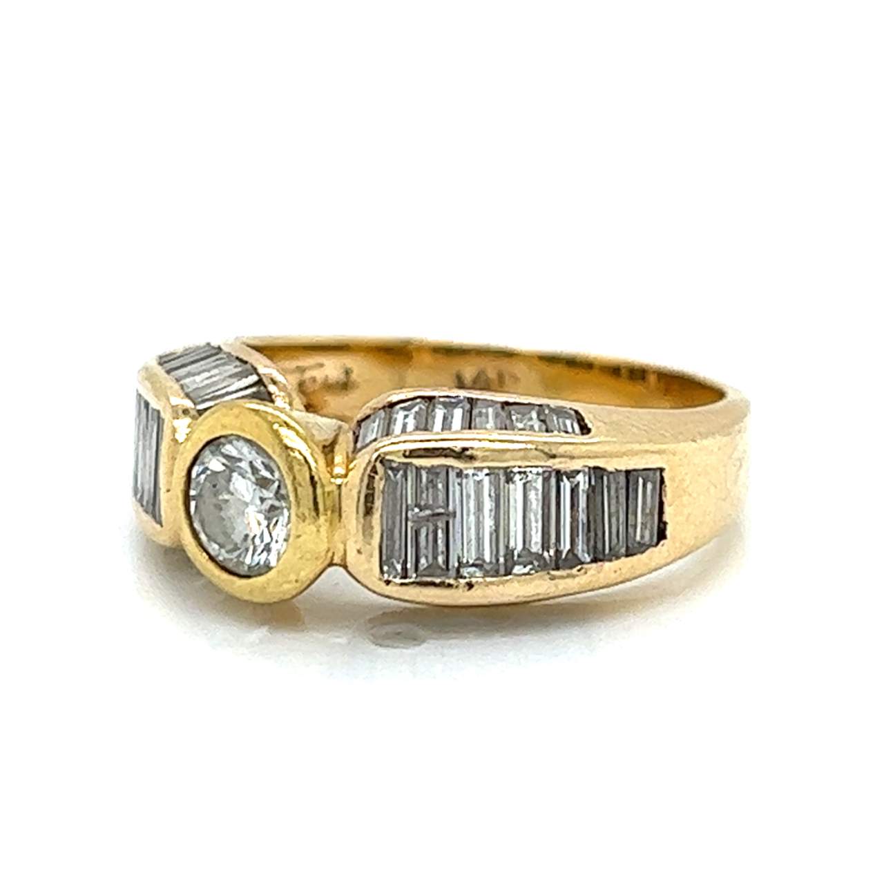 14K Yellow Gold 2.70 Ct. Diamond Ring