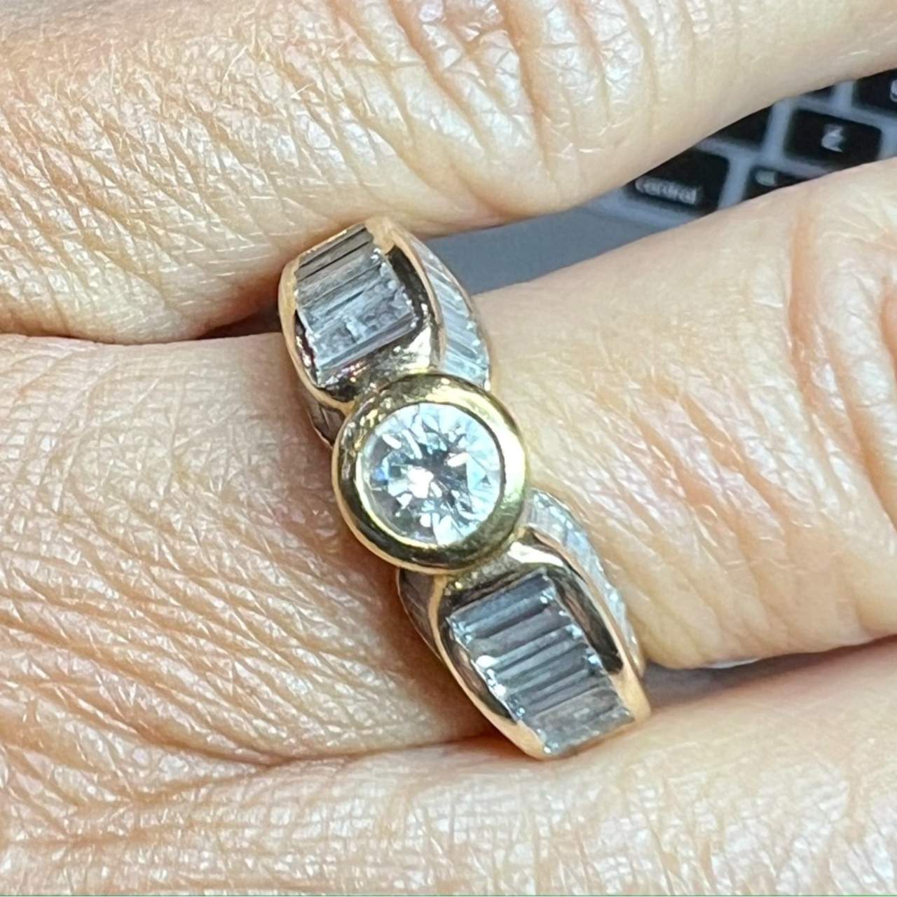 14K Yellow Gold 2.70 Ct. Diamond Ring