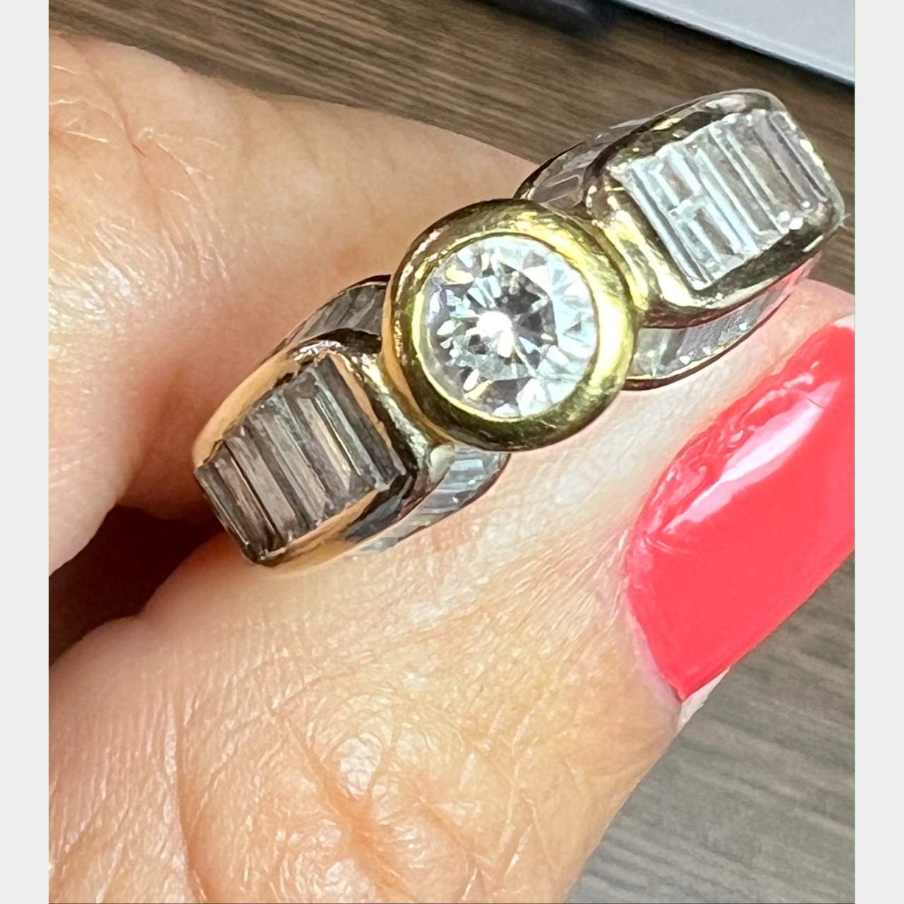 14K Yellow Gold 2.70 Ct. Diamond Ring