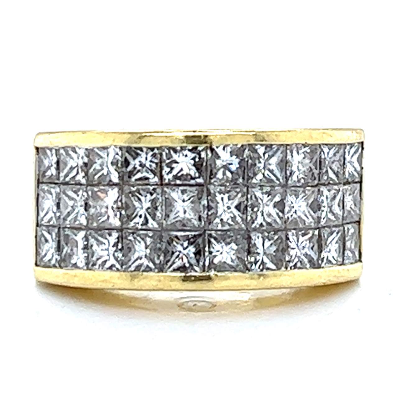 18K Yellow Gold 3.60 Ct. Diamond Ring