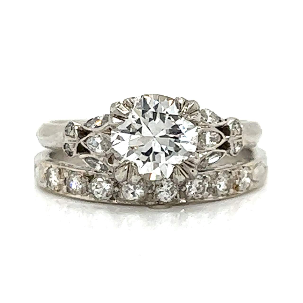 Art Deco 1.27 Ct. GIA Certified Diamond Ring