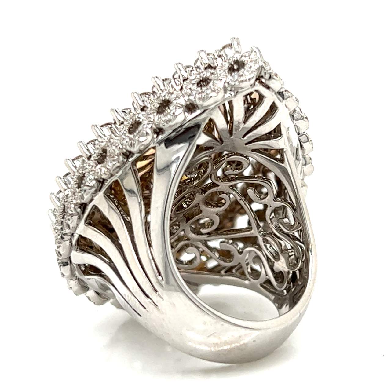 18K White Gold GIA Certified 12.10 Ct. Diamond Ring - Image 3