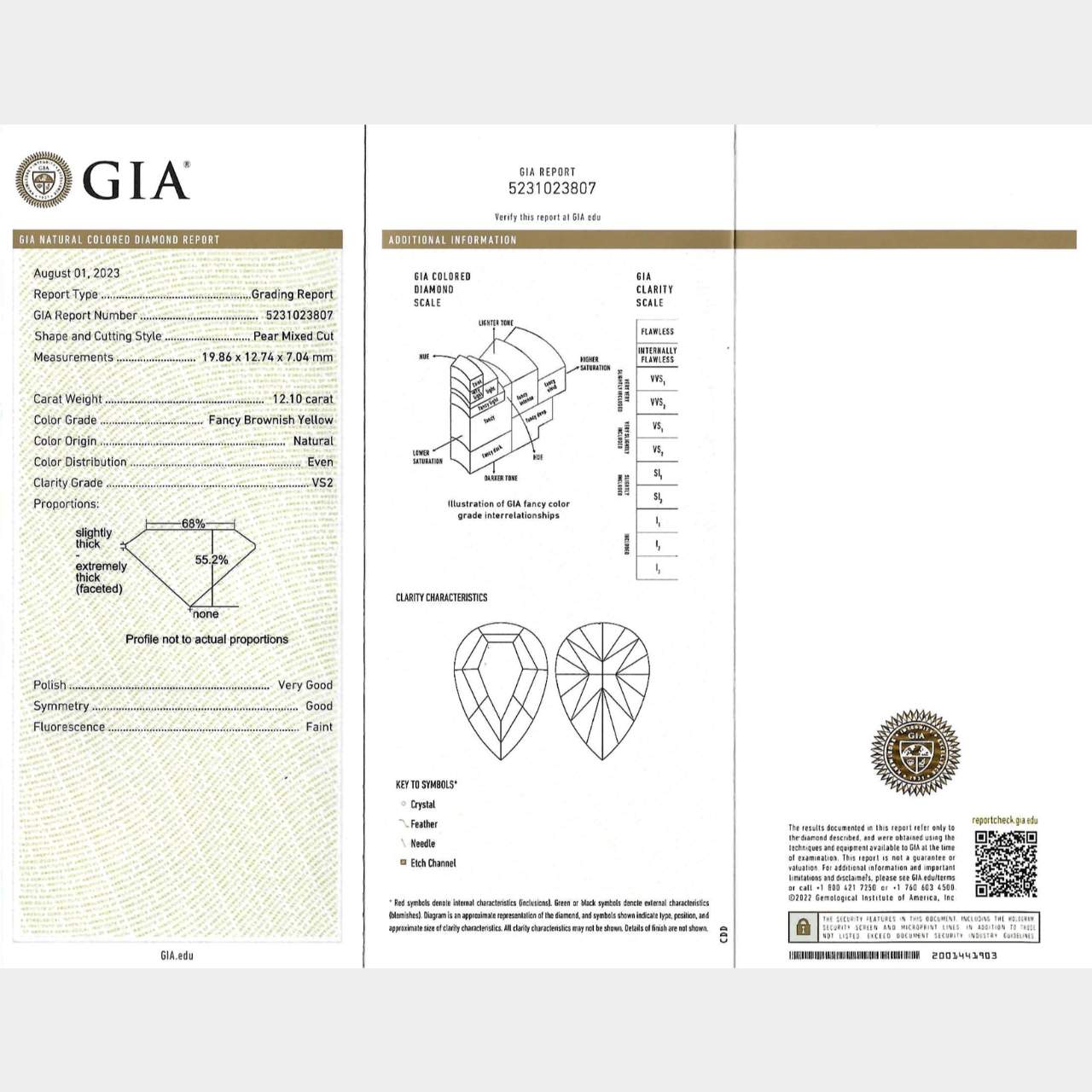 18K White Gold GIA Certified 12.10 Ct. Diamond Ring - Image 5