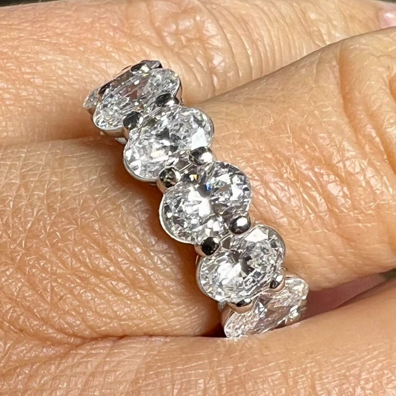 Platinum 6.50 Ct. Diamond Eternity Band