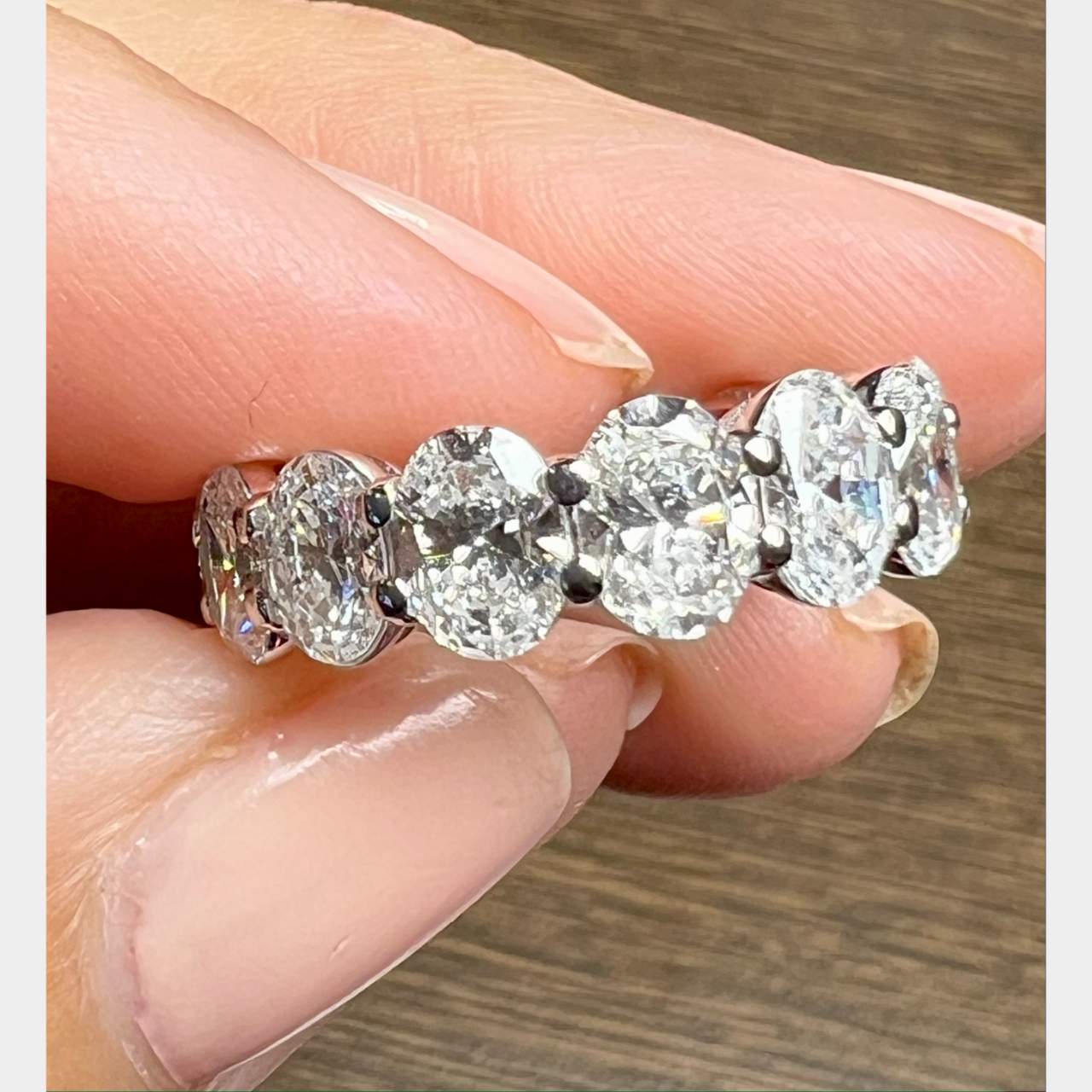 Platinum 6.50 Ct. Diamond Eternity Band