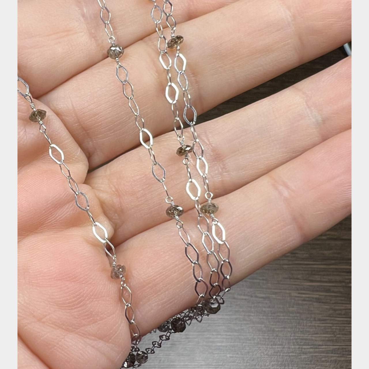 10K Yellow Gold 6.12 Ct. Diamond by the Yard Necklace