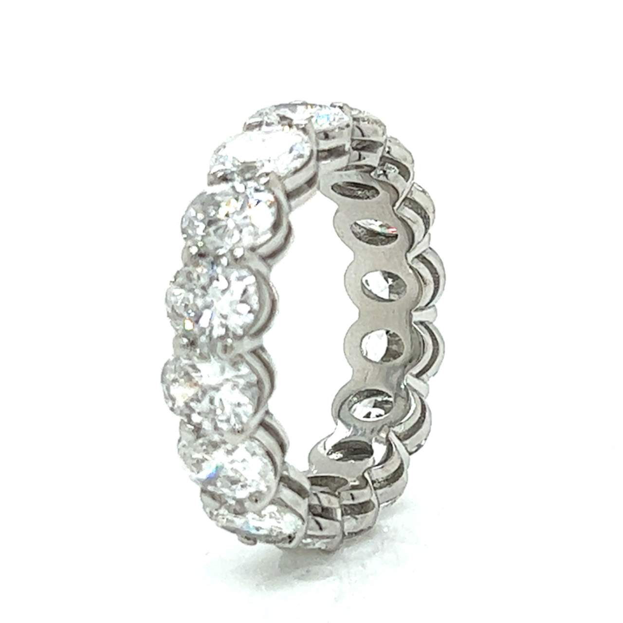 Platinum 7.30 Ct. Diamond Eternity Ring
