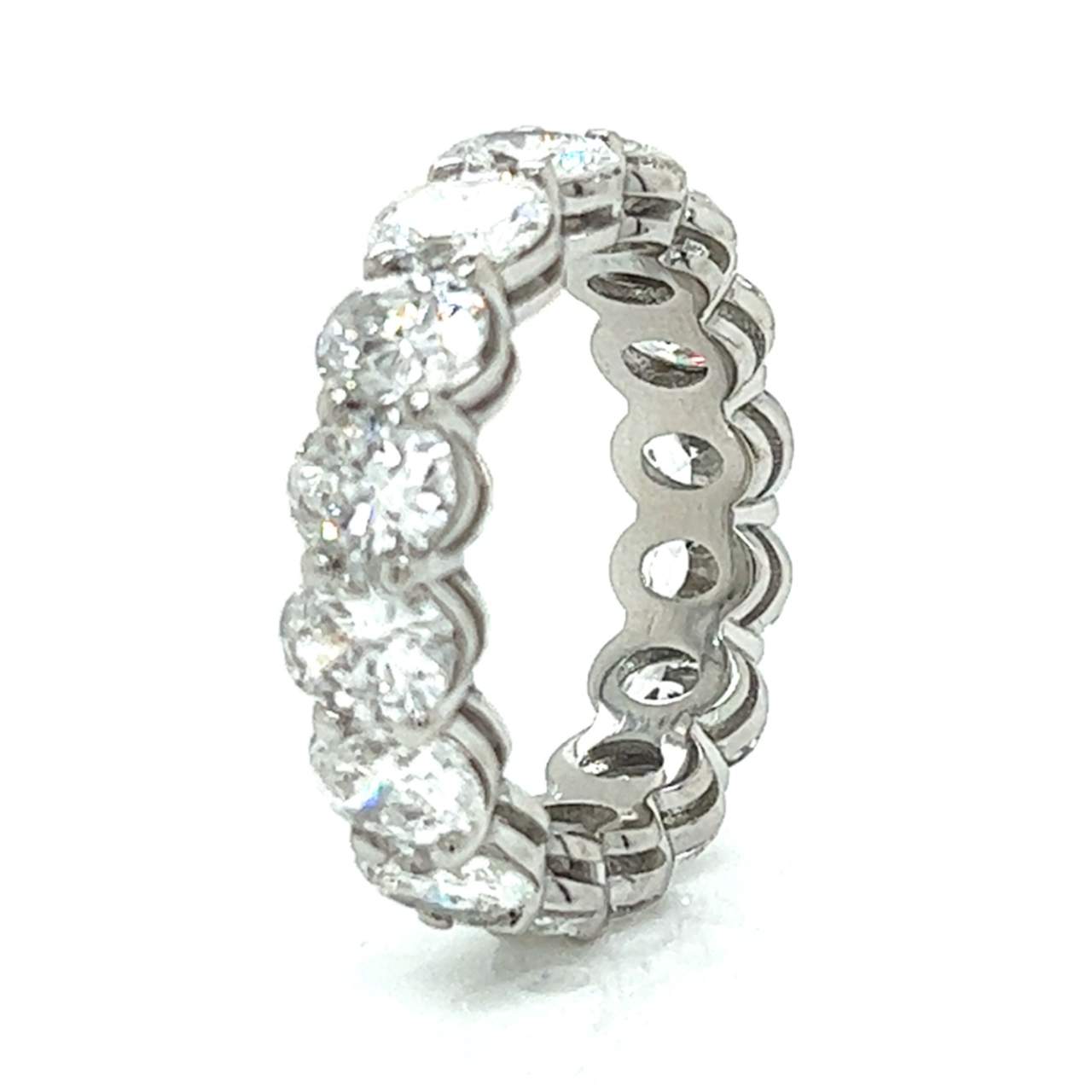 Platinum 7.90 Ct. Diamond Eternity Band
