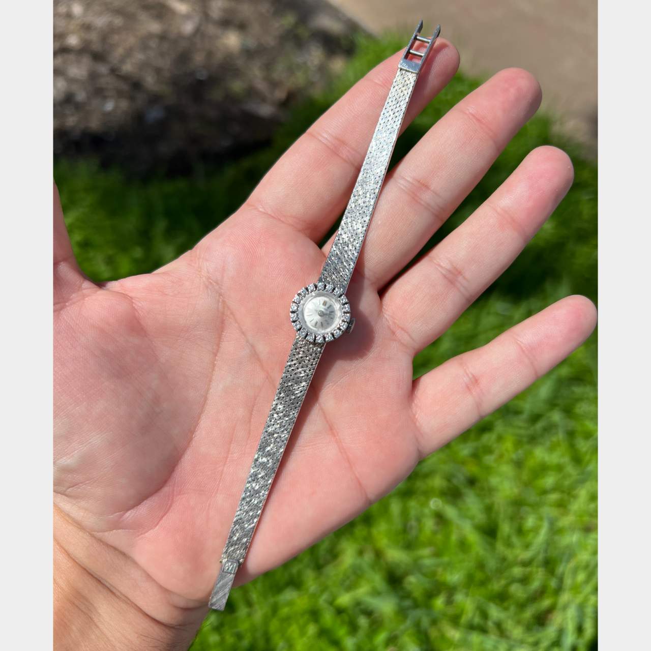 ETERNA 18K White Gold Ladies Cocktail Watch