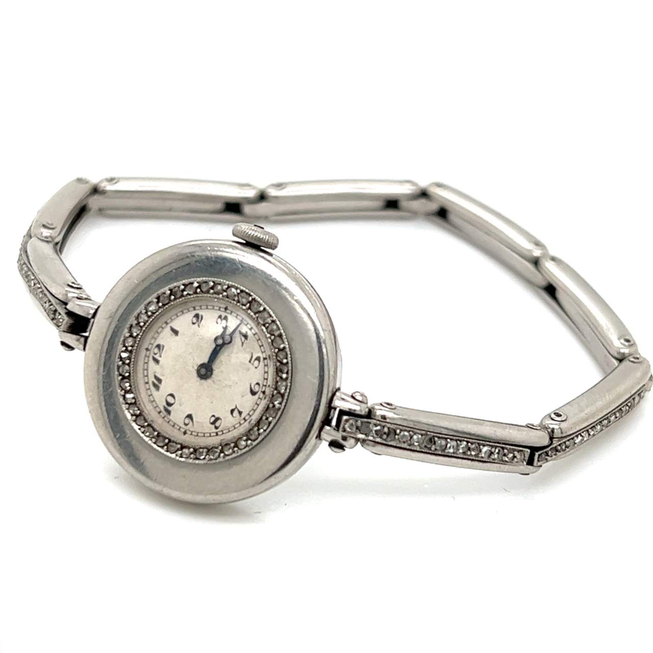 Art Deco Platinum Diamond Watch