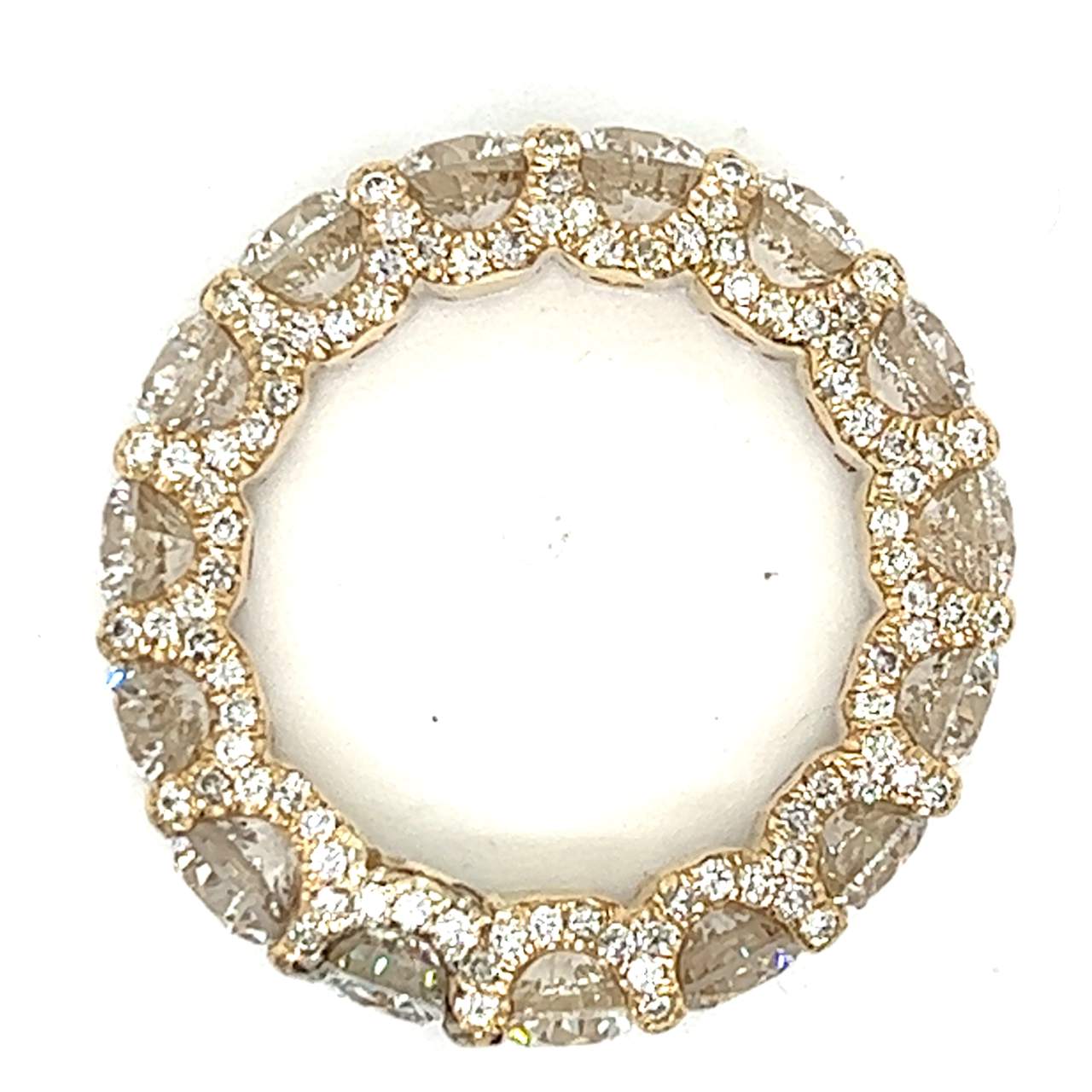 14K Yellow Gold 7.95 Ct. Diamond Ring