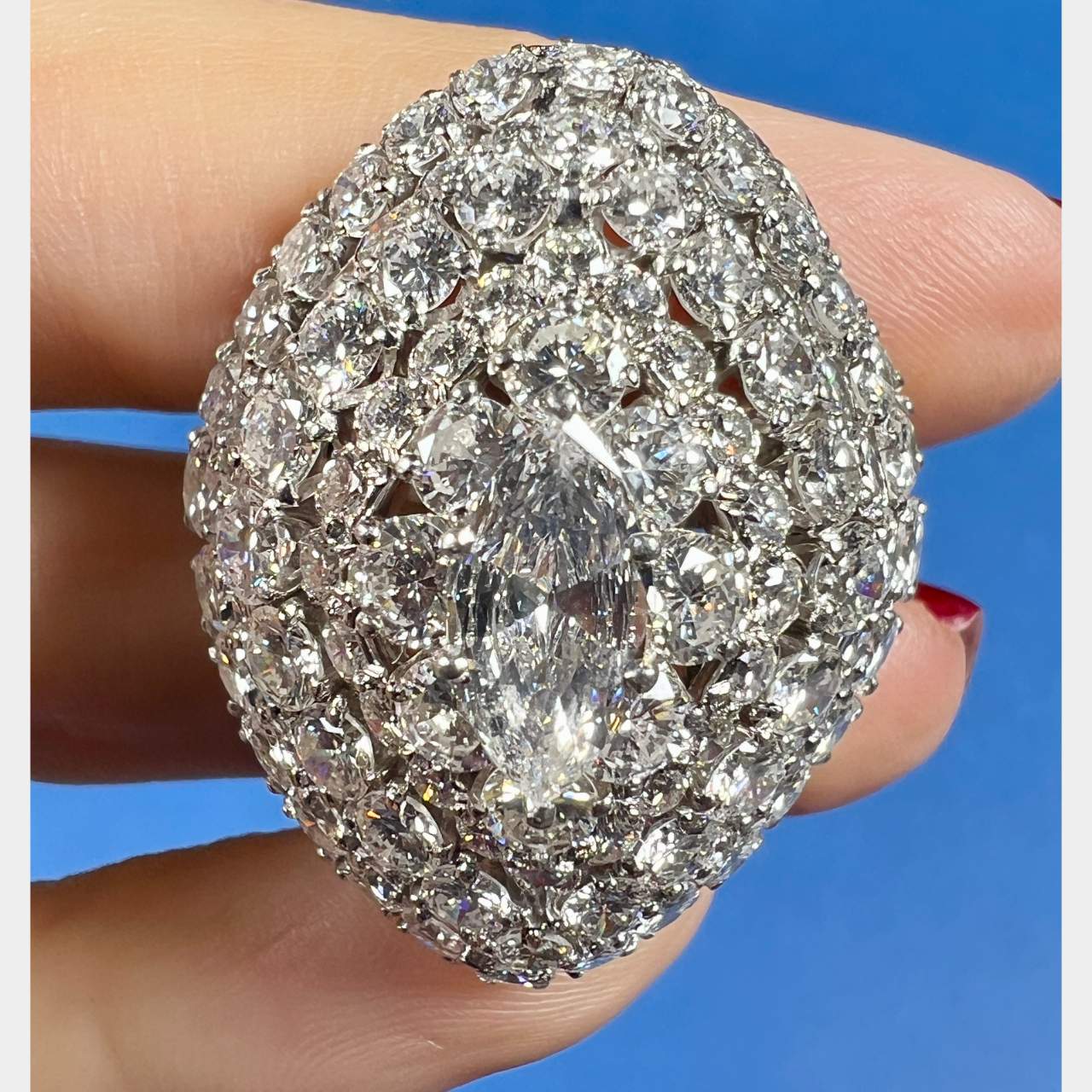 15.00 Ct David Webb Diamond Ring - Image 5