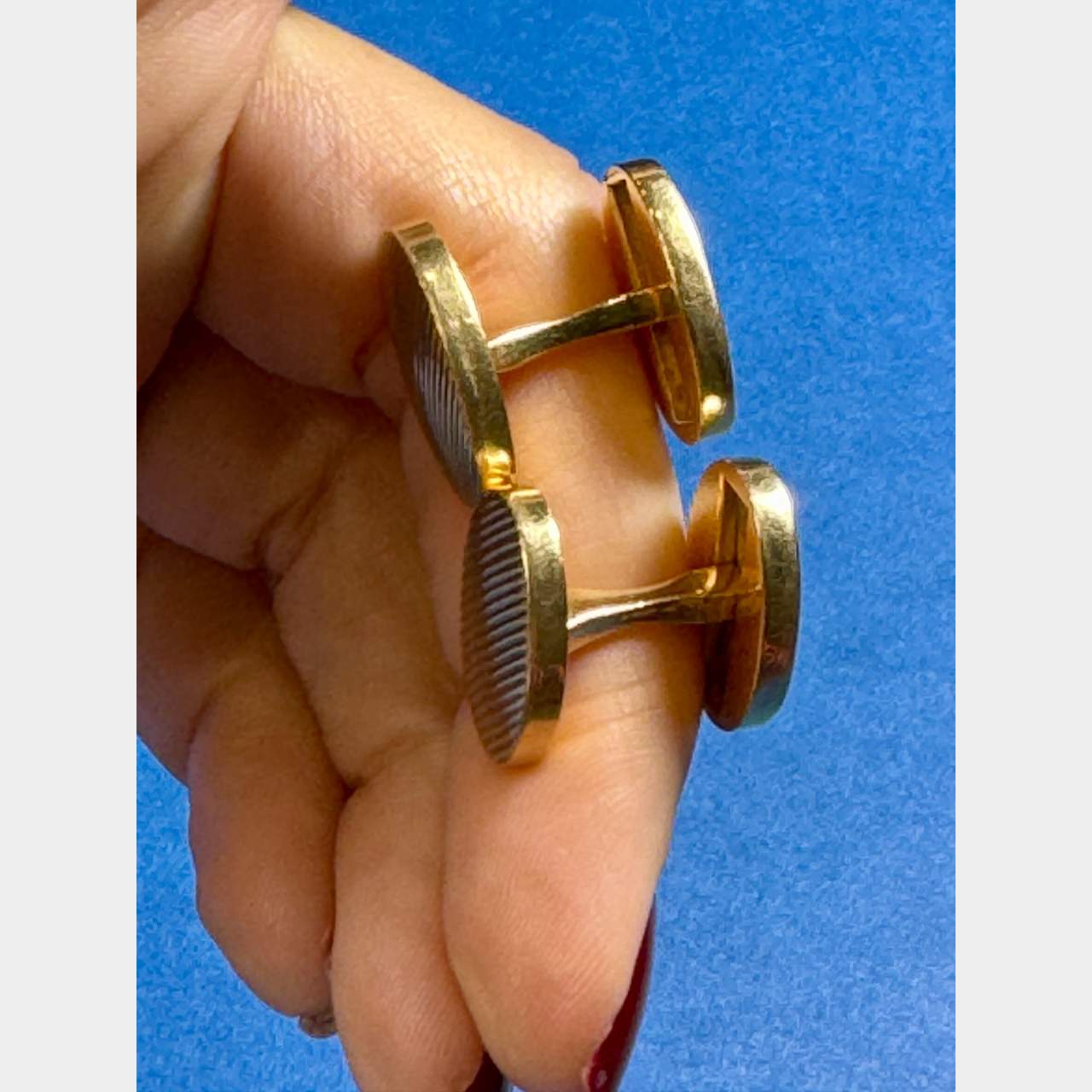 TIFFANY & CO. 14K Yellow Gold Cufflinks