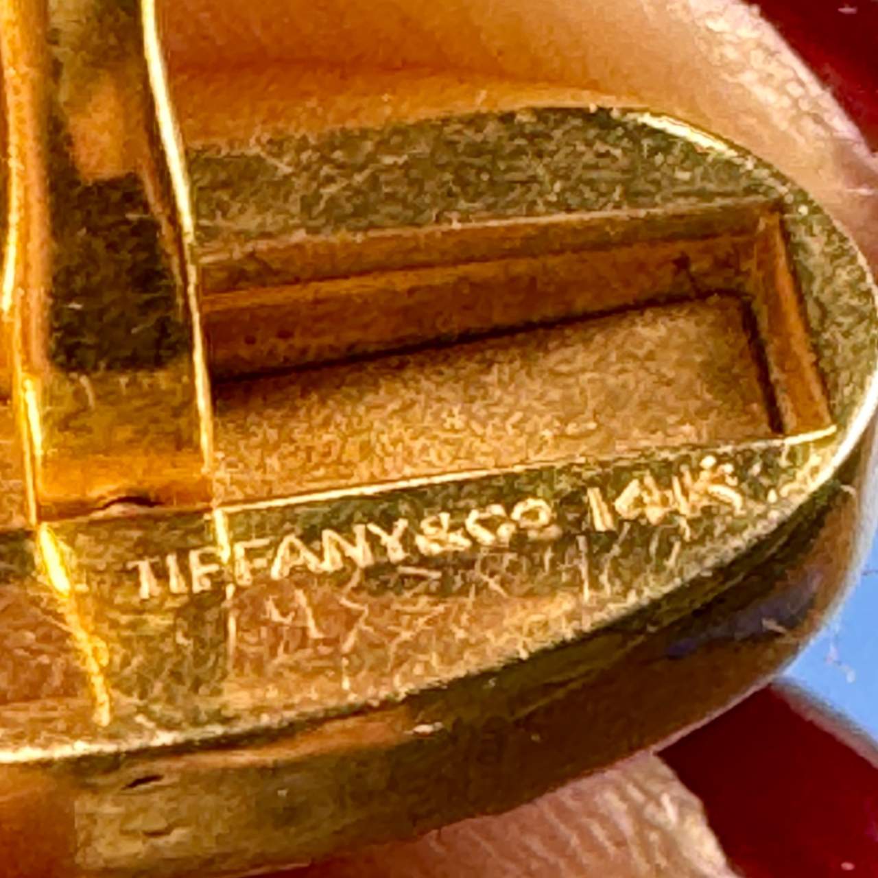 TIFFANY & CO. 14K Yellow Gold Cufflinks
