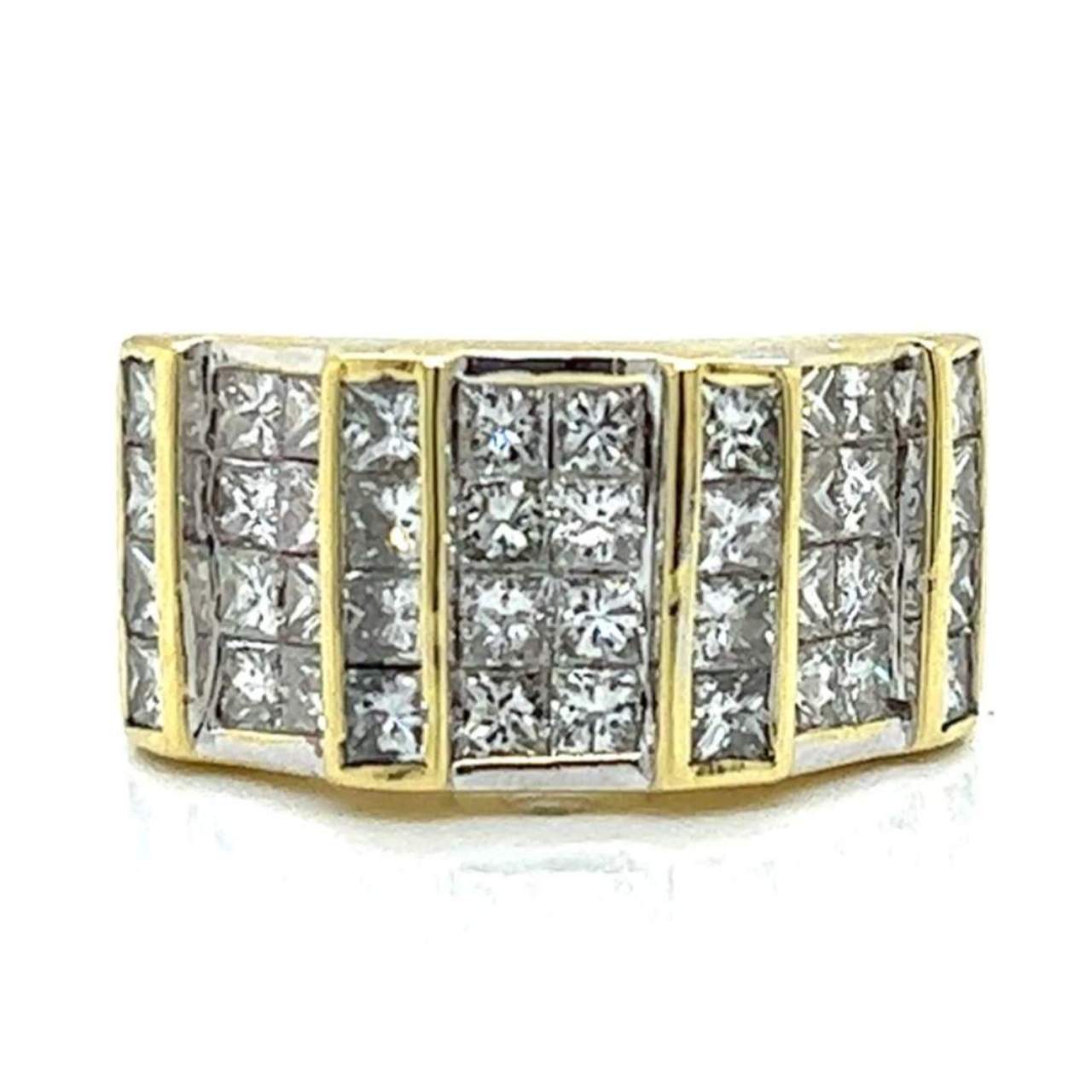 18K Yellow Gold 3.60 Ct. Diamond Ring