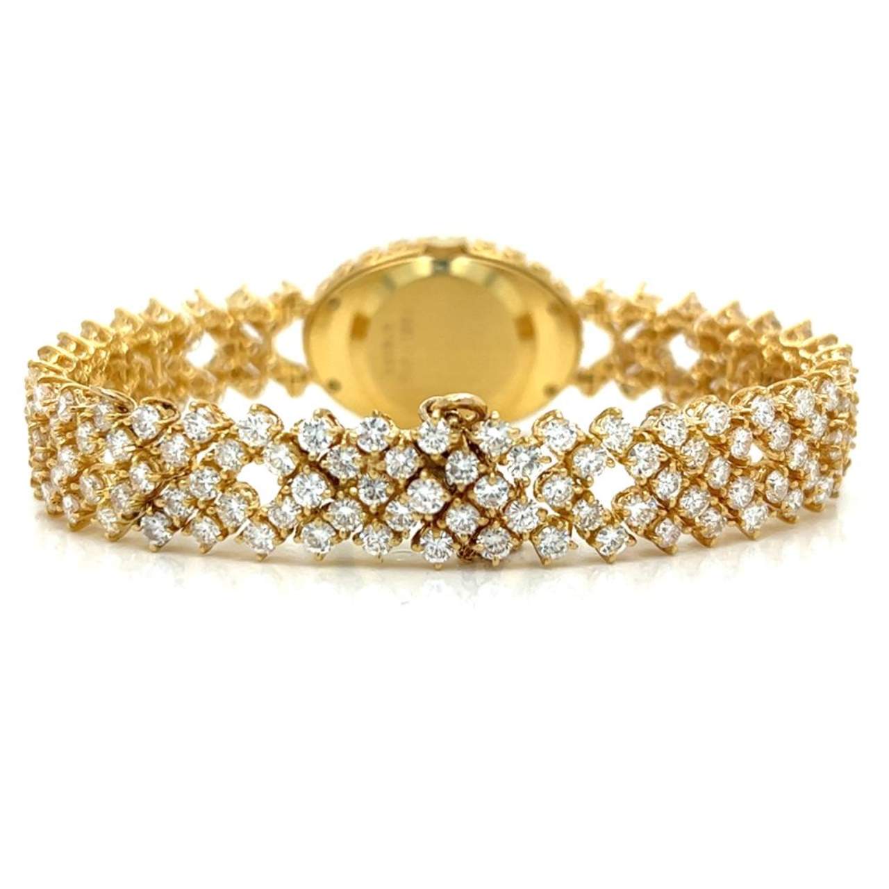 PIAGET 18K Yellow Gold Diamond Ladies Cocktail Watch
