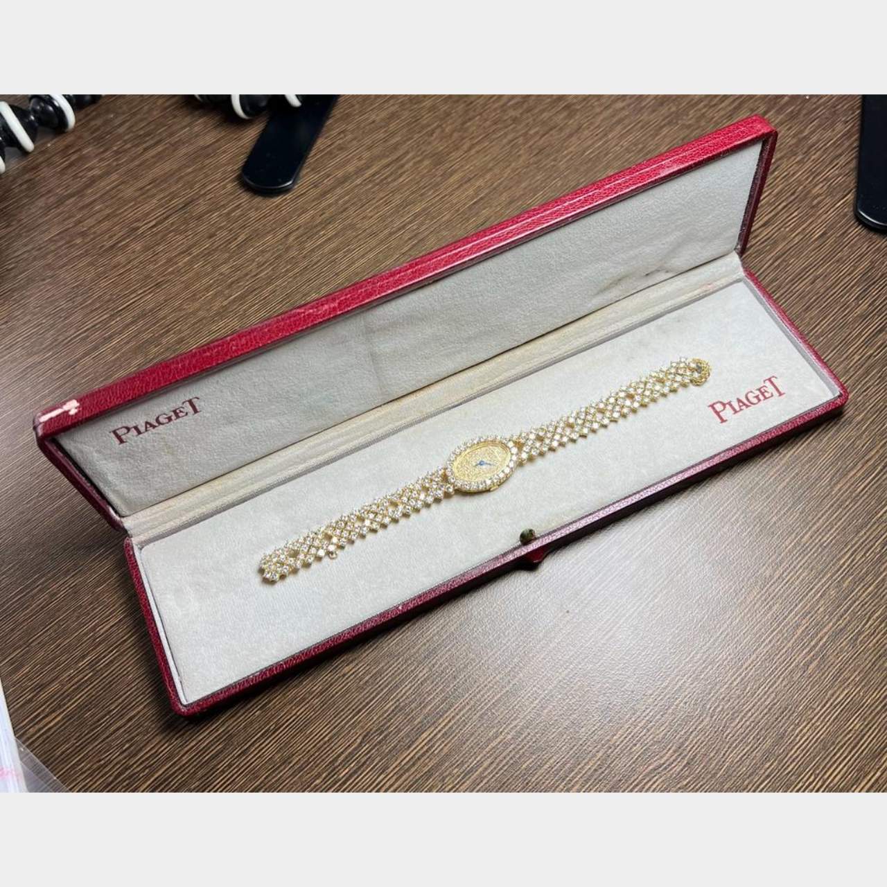 PIAGET 18K Yellow Gold Diamond Ladies Cocktail Watch