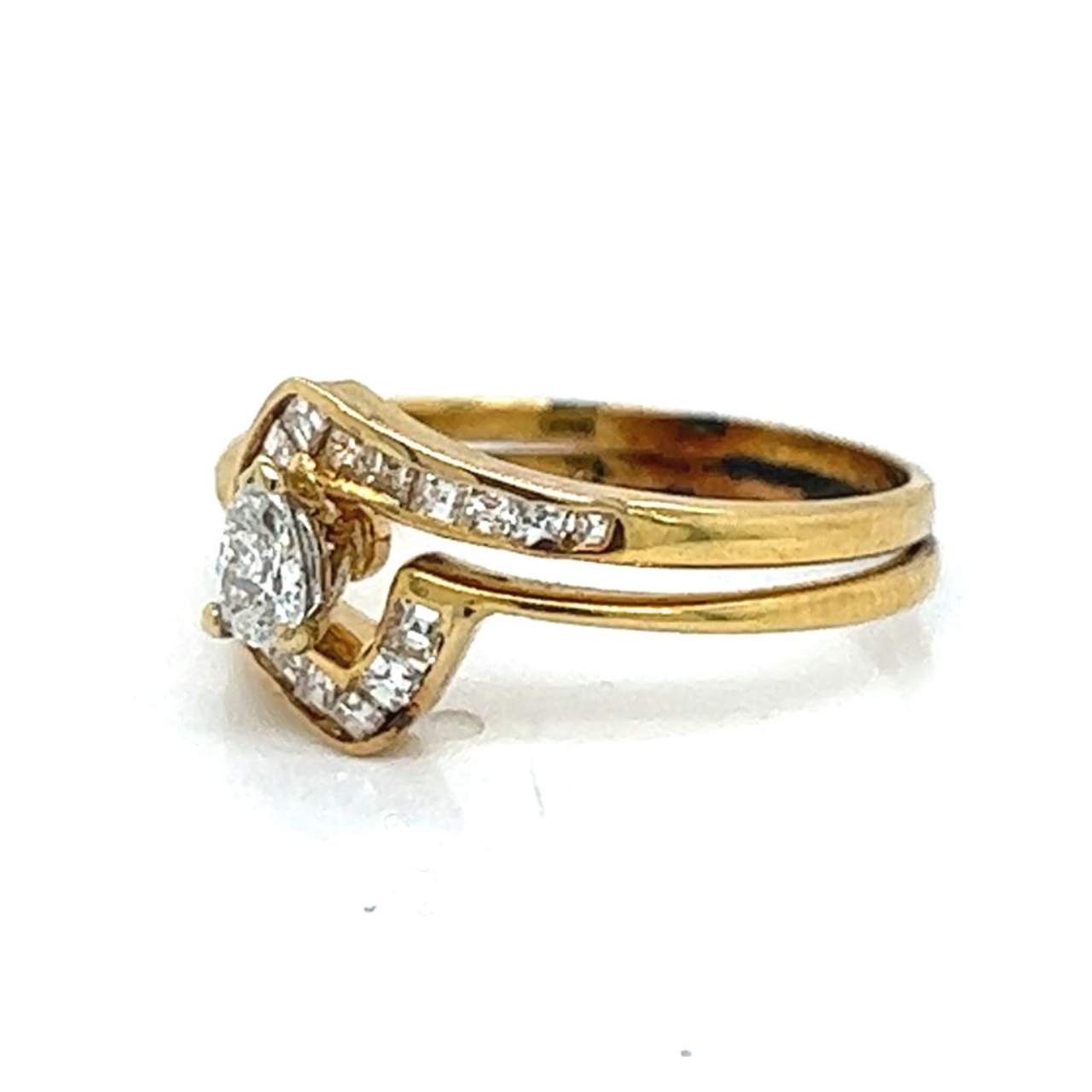 MAYORS 18k Yellow Gold 1.20 Ct. Diamond Ring