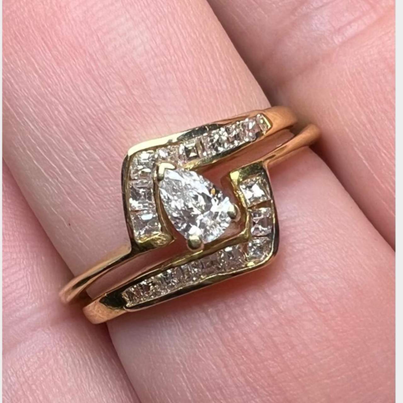 MAYORS 18k Yellow Gold 1.20 Ct. Diamond Ring