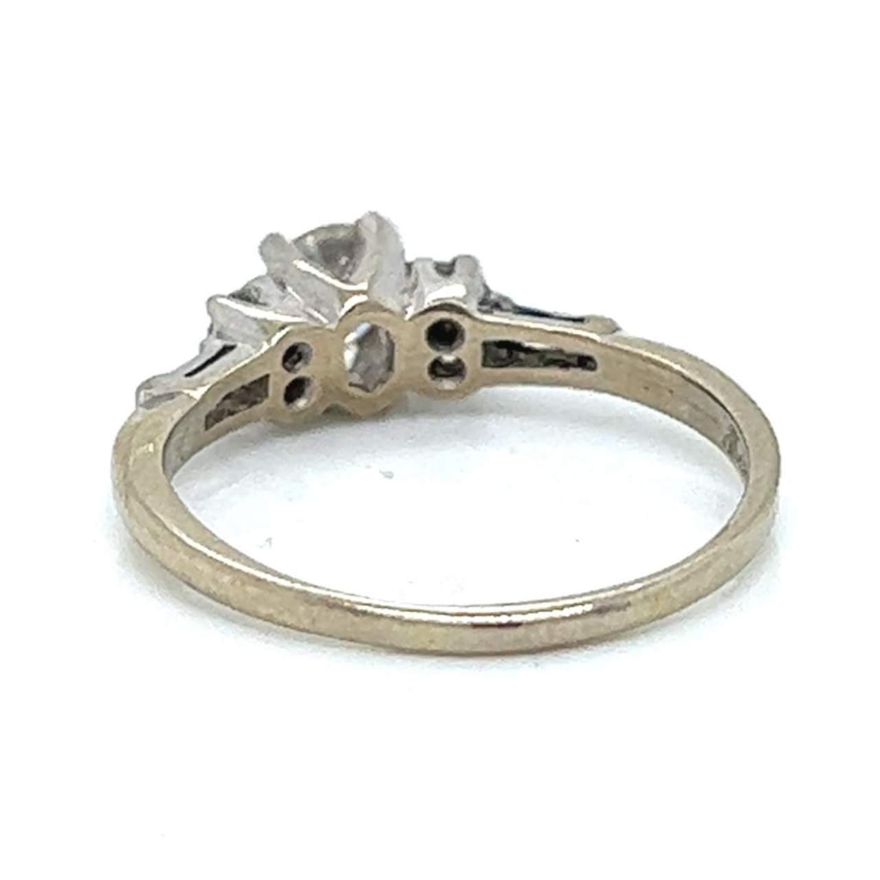 14K White Gold 0.55 Ct. Diamond Ring