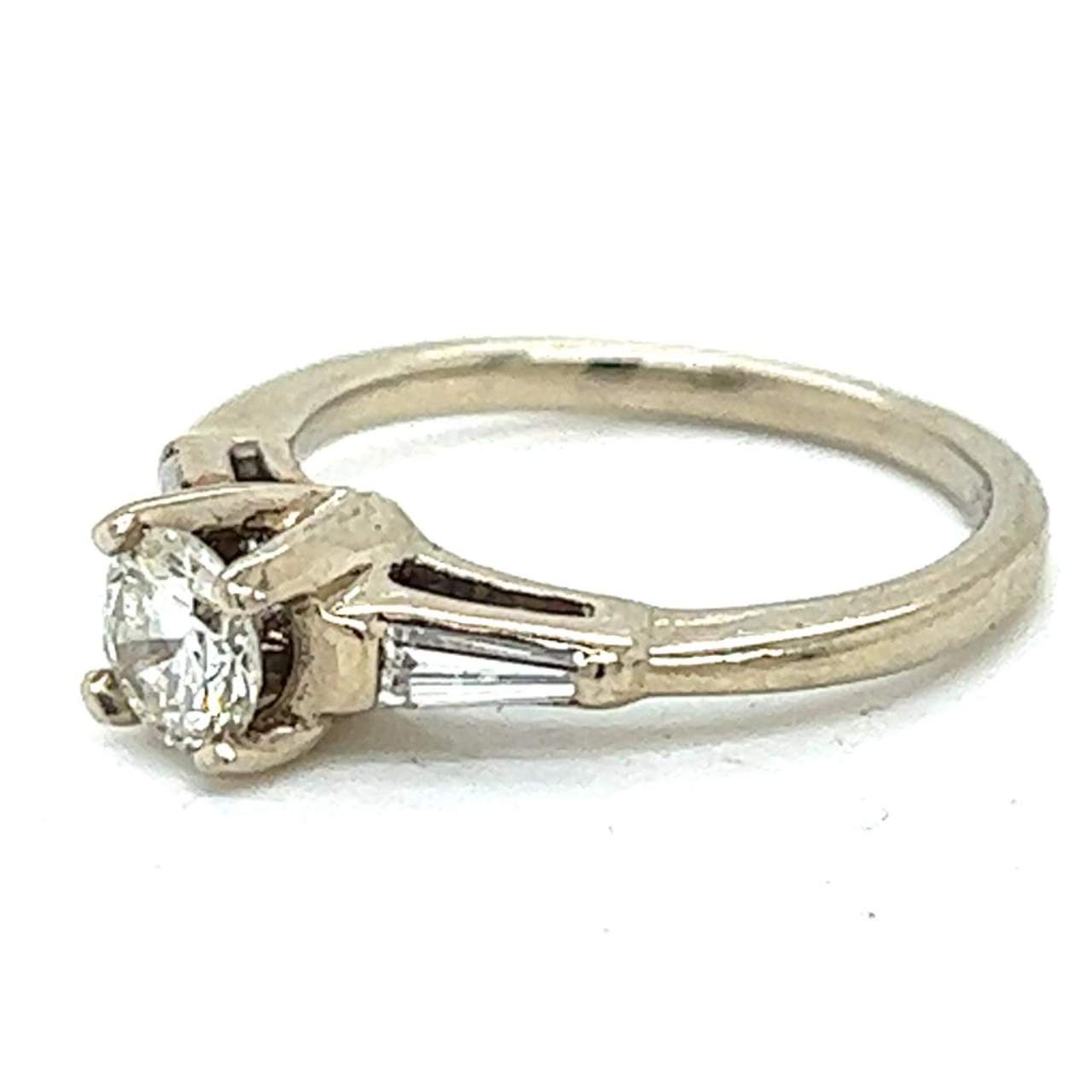 14K White Gold 0.55 Ct. Diamond Ring