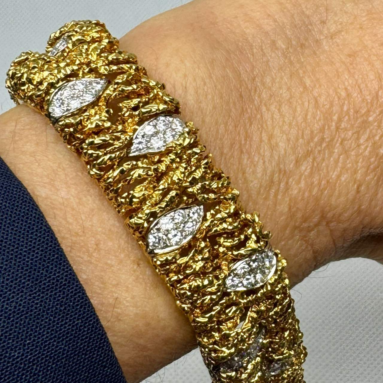 18K Yellow Gold 4.50 Ct. Diamond Bracelet