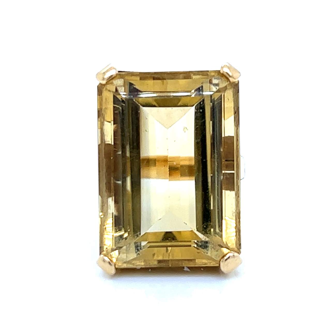 1960’s 18K Yellow Gold Topaz Ring